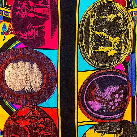 Authentic Vintage Gianni Versace Archive Silk Blend Roman Mythology Suit Set - Picture 14 of 14